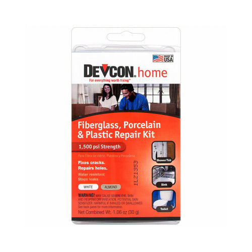 Fiberglass, Porcelain & Plastic Bath Tub Repair Kit