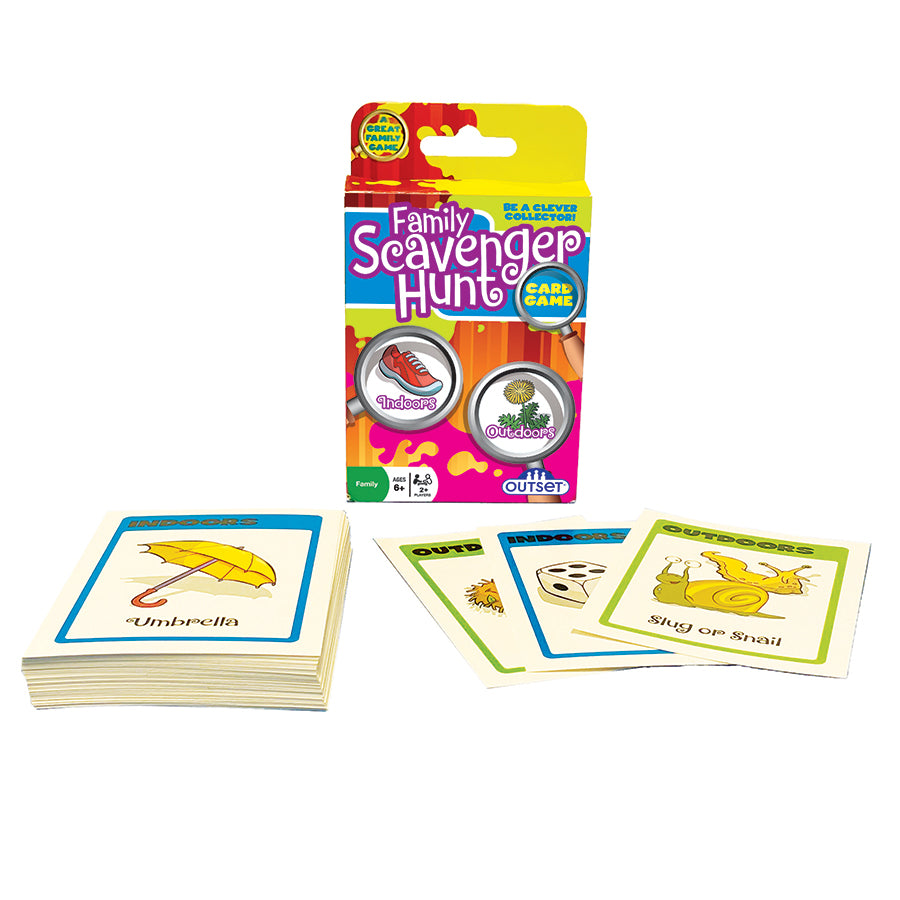 Family Scavenger Hunt Card Game – Indoor & Outdoor Adventure