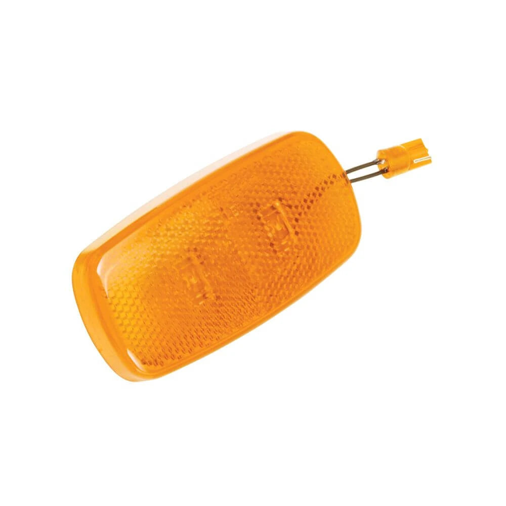 An orange Bargman 59 series LED amber light kit for vehicles.