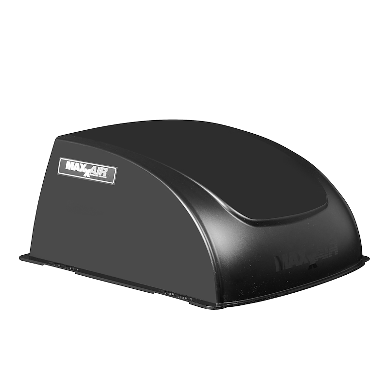 MaxxAir UV-resistant polyethylene vent cover, black finish