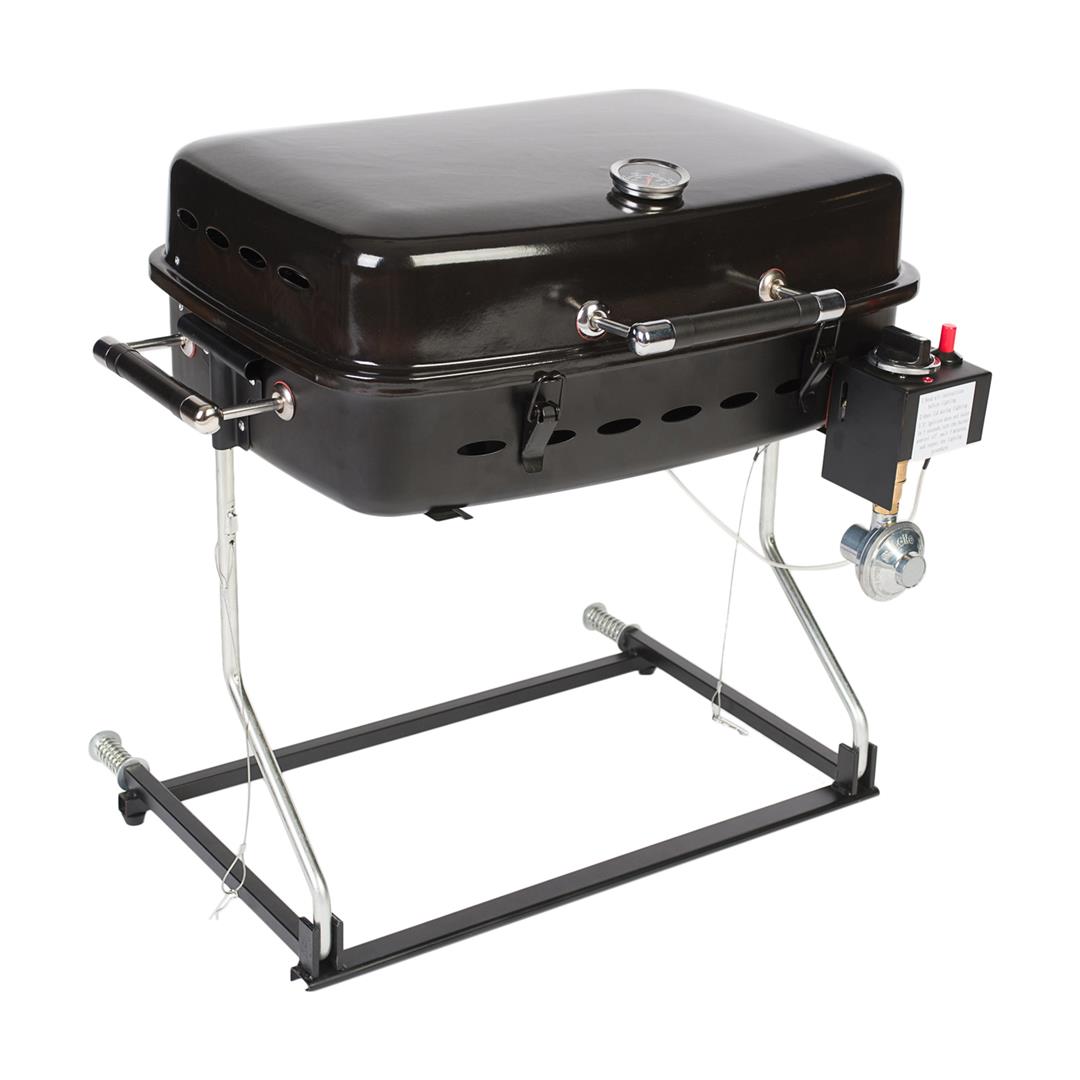 Faulkner Portable BBQ Grill – Compact Propane Grill for Camping & Tailgates