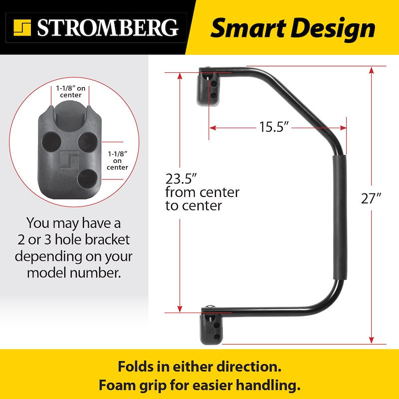 RV folding assist handle with rust-resistant coating and grip