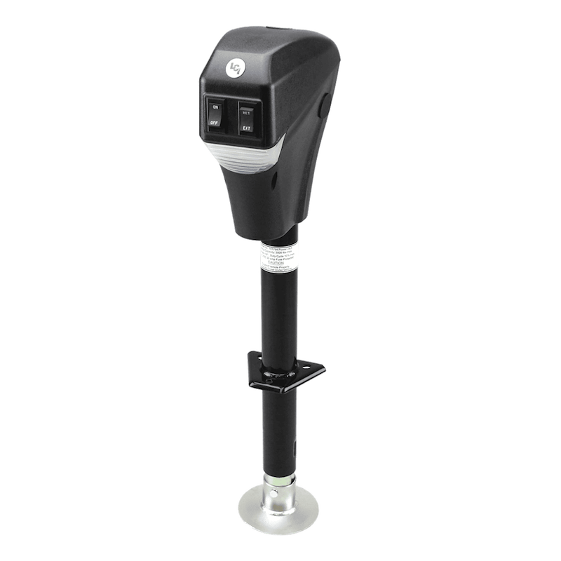 Lippert 3500 lb electric A-frame tongue jack with LED lights