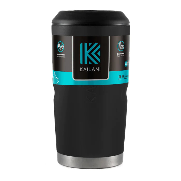 Kailani WAILEA 4-in-1 Can Insulator - Stainless Steel with Sure-Grip