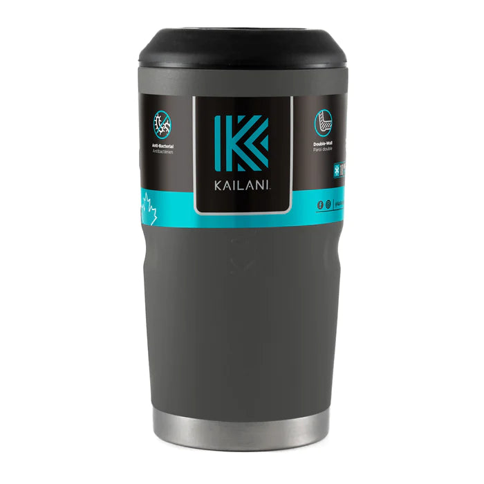 Kailani WAILEA 4-in-1 Can Insulator - Stainless Steel with Sure-Grip