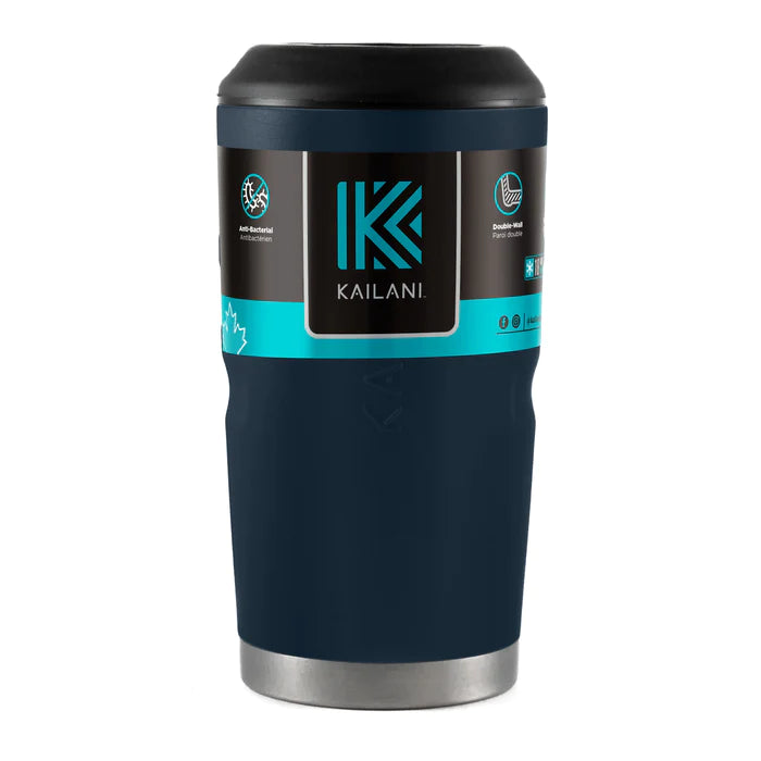 Kailani WAILEA 4-in-1 Can Insulator - Stainless Steel with Sure-Grip
