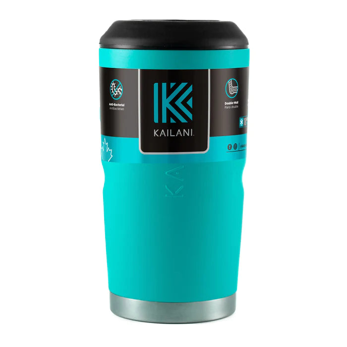 Kailani WAILEA 4-in-1 Can Insulator - Stainless Steel with Sure-Grip