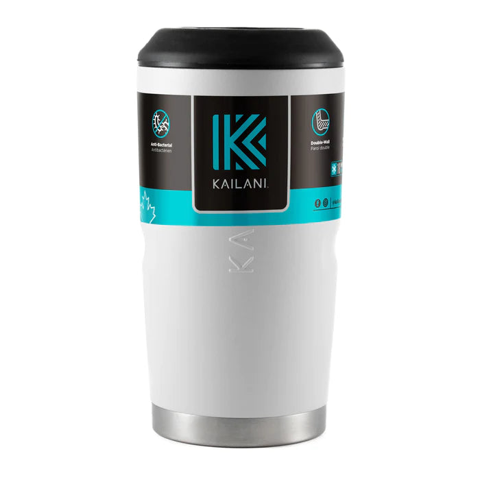 Kailani WAILEA 4-in-1 Can Insulator - Stainless Steel with Sure-Grip