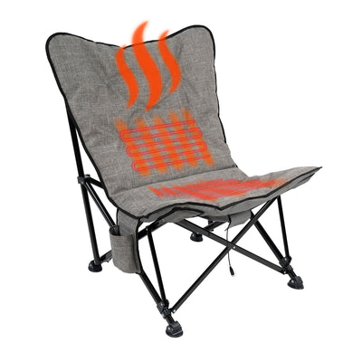 Luxurious Kuma heated chair with Bluetooth-controlled DuoHeat technology.