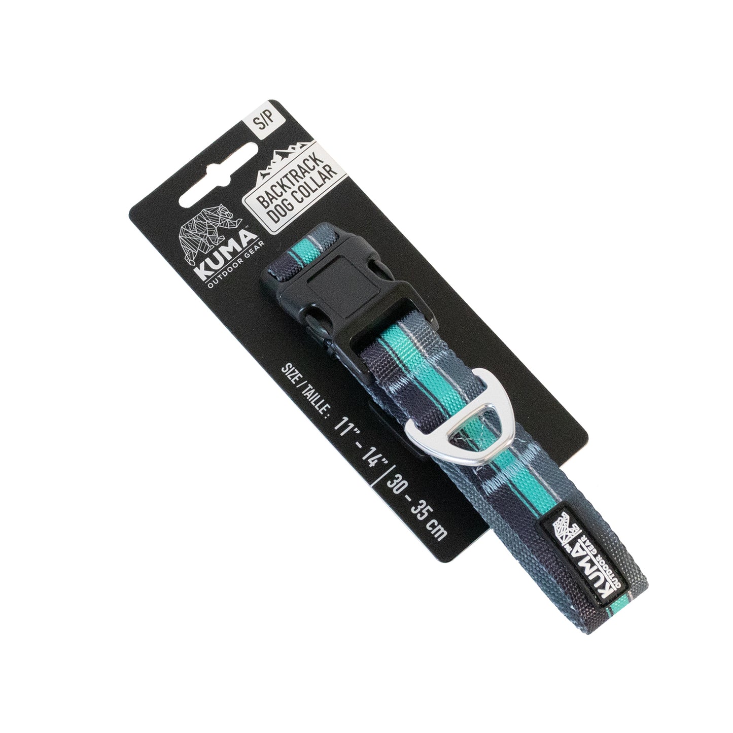 Kuma Backtrack Dog Collar – Retro-Inspired with Soft-Touch Webbing, Durable & Adjustable