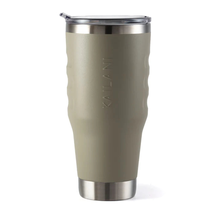 Close-up of Kailani KOPE Tumbler showcasing its vacuum-sealed lid