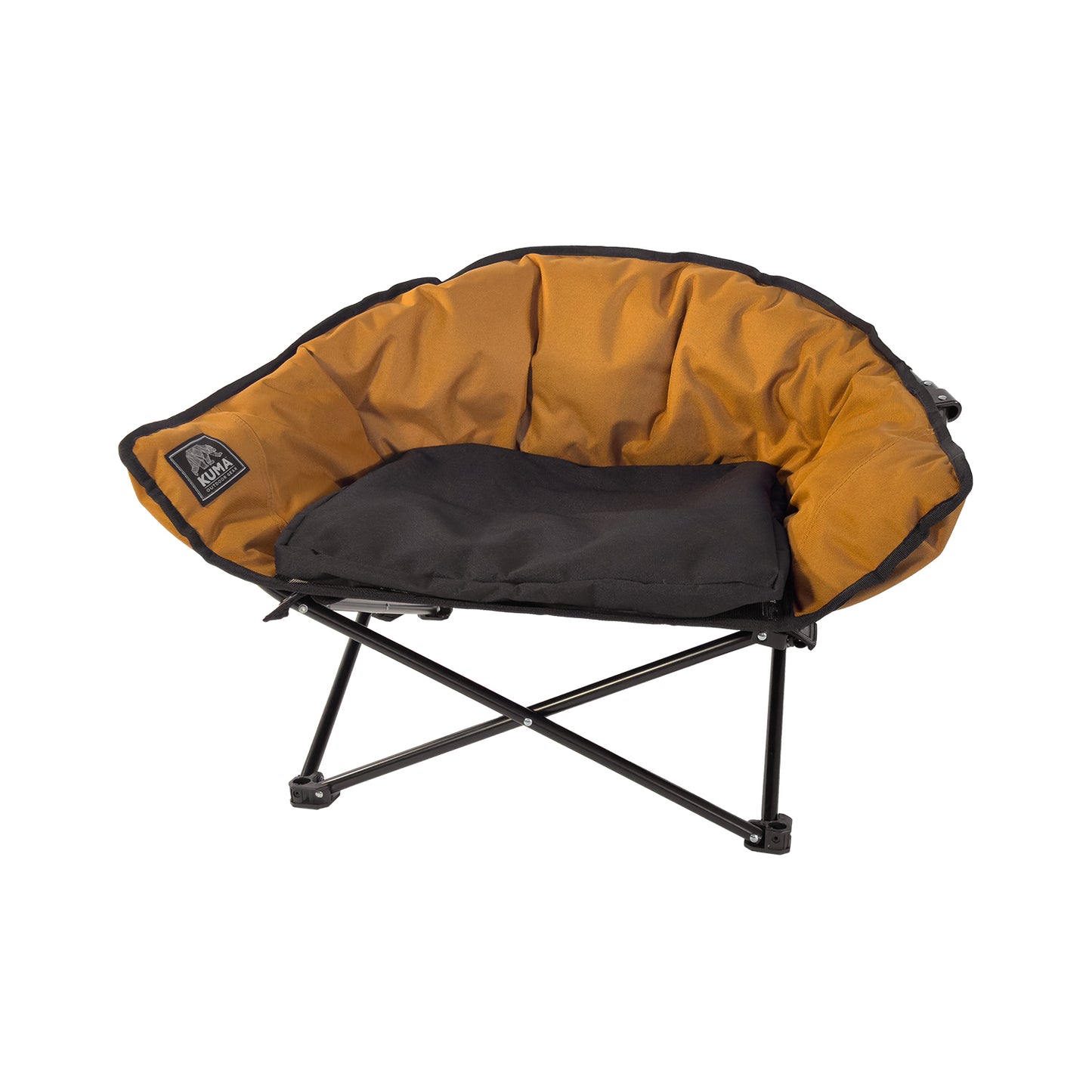 KUMA Little Lazy Bear Dog Chair – Portable Pet Camp Chair with Cushion & Mesh Base