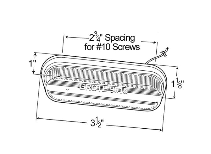 Red Clearance Light Grote Industries 69-9060