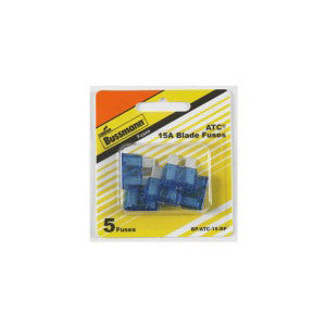 Cooper Bussmann BP-ATC-15-RP 5PK 15A BLU Auto Fuse (Case of 5)