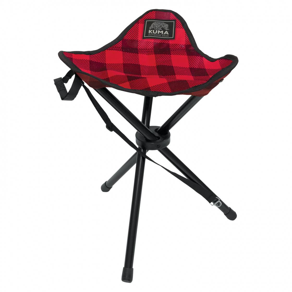 Kuma Tripod Chair – lightweight and compact folding stool for outdoor use.