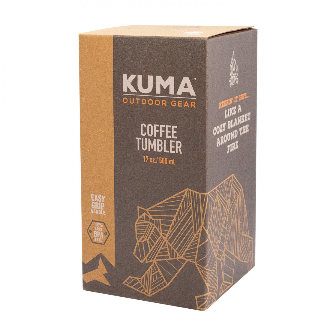 Kuma Coffee Tumbler β 17 oz. Double-Wall Stainless Steel Insulated Travel Mug