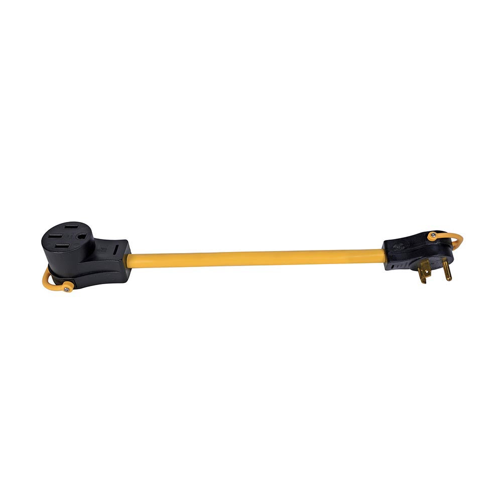Power Cord Adapter Pigtail Type 50 Amp Female To 30 Amp Male 18 Inch