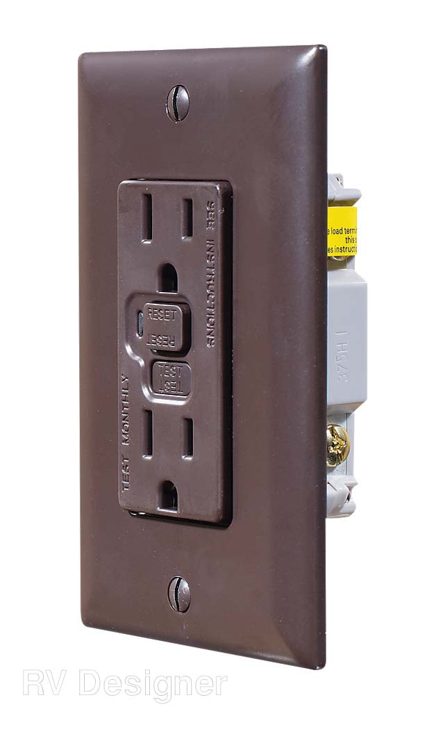 Brown Receptacle