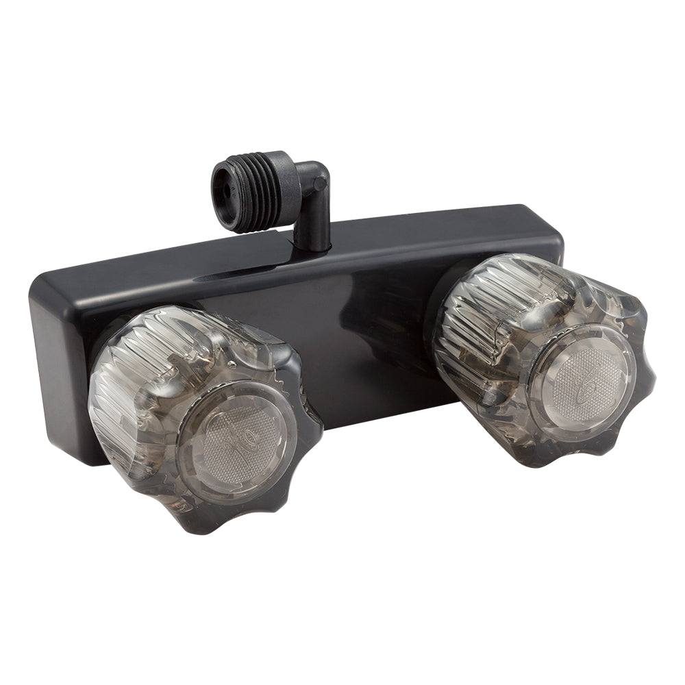 Dura Faucet RV Exterior Shower Valve Black 4"