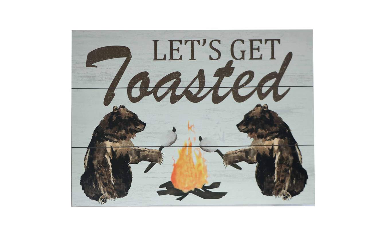 Let's Get Toasted Wood Wall Art