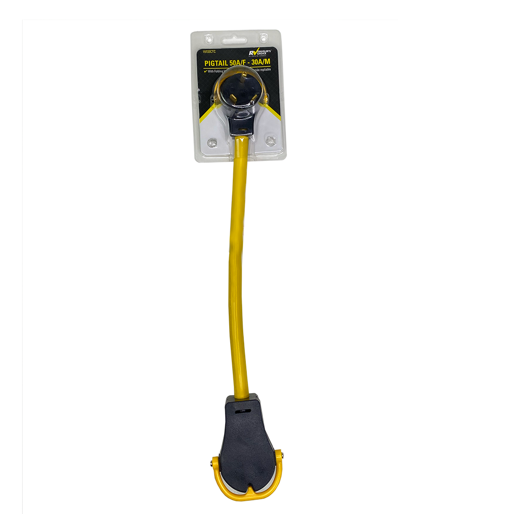 Electrical Dog Bone 50A Female 30A Male 18"