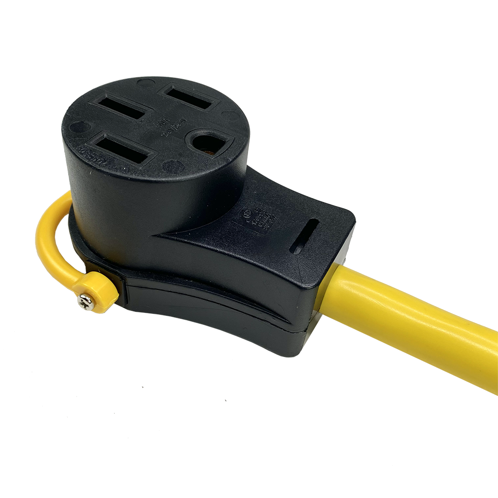 Power Cord Adapter Pigtail Type 50 Amp Female To 30 Amp Male 18 Inch