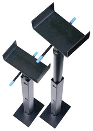 Pair of Slidewinders RV slide supports adjusted to different heights