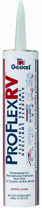 Geocel Proflex RV Roof Sealant , White 10 OZ