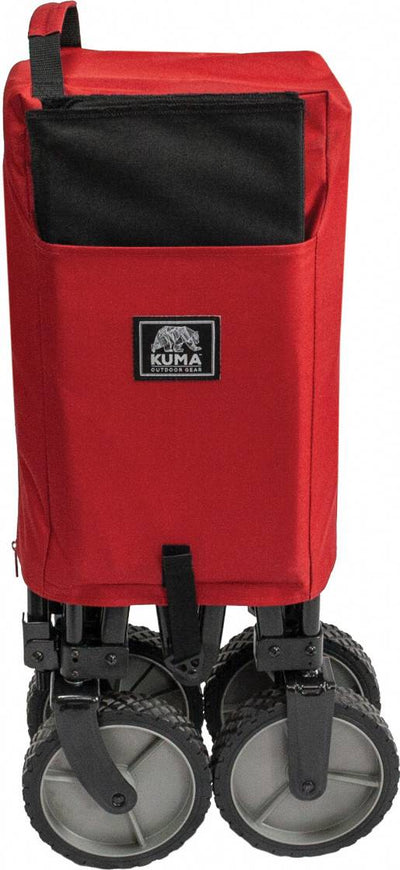 Kuma Bear Buggy Cart – portable and durable cart for hauling camping gear, with large wheels.