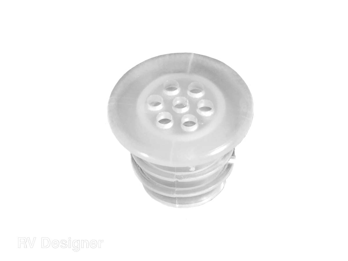 RV refrigerator drain hose plug