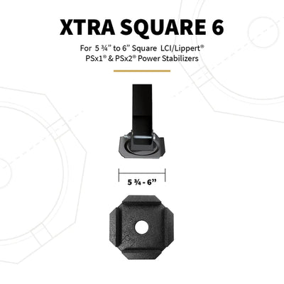 RV stabilizer jack pads for LCI PSx1 and PSx2 systems