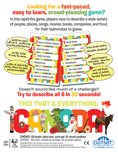 This That & Everything: Canada Edition – Fast-Paced Canadian Trivia Game