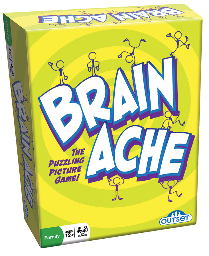 Brain Ache Party Game - Puzzling Picture Challenges for Ages 12+, Fun for 3+ Players