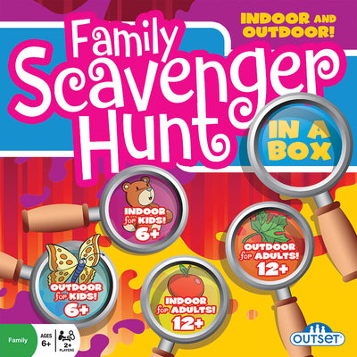 Family Scavenger Hunt in a Box – Indoor & Outdoor Adventure Game