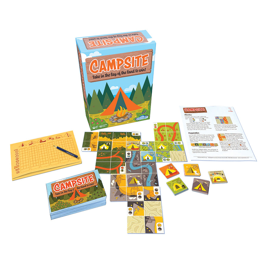 Campsite Card Game - Strategic Camping Fun for All Ages