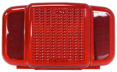 Peterson Red Tail Light Lens with License Illumination (B457L-15)