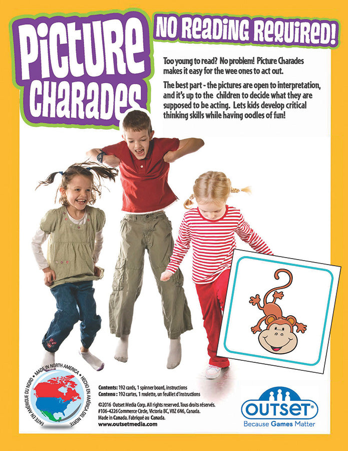 Picture Charades Game – No Reading Required, Ages 4+