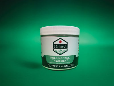 Odorz Holding Tank Treatment – Natural, Scent-Free RV Black & Grey Tank Solution (20 oz)