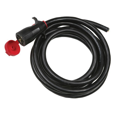 7-Way Molded Trailer End Connector W/8' Cable