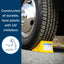 Camco Yellow RV Wheel Chock for Tires Up to 26 Inch
