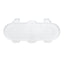 Camco 50503 Dual 20 lb Propane Tank Cover – White RV Tank Protector with Hinged Access