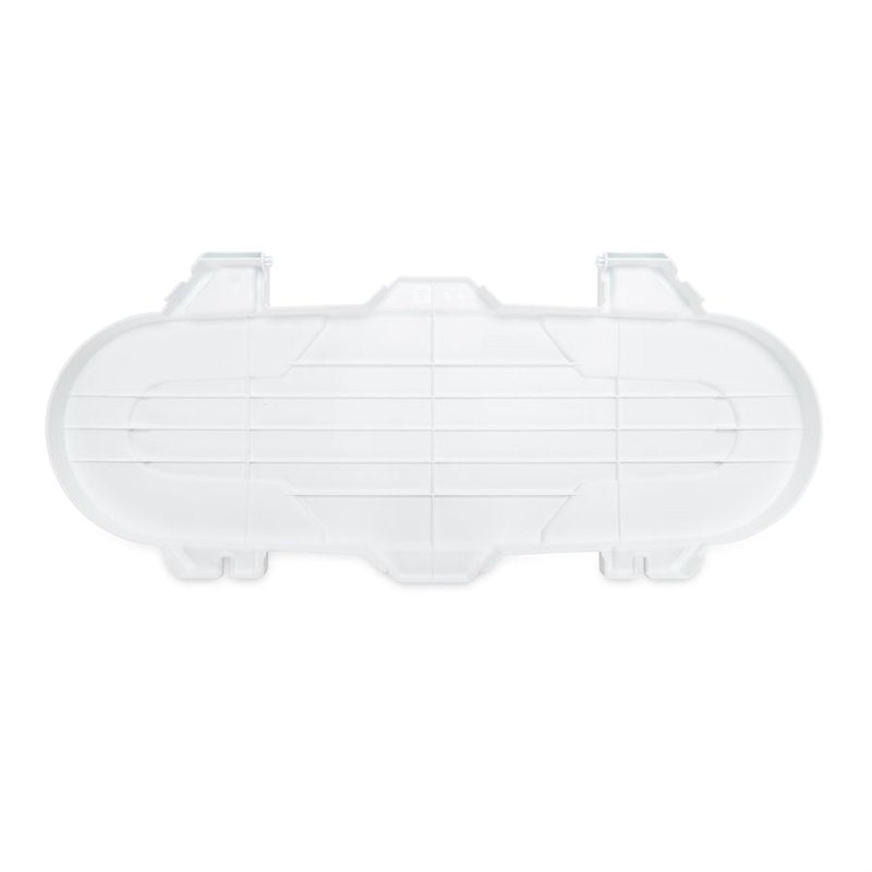 Camco 50503 Dual 20 lb Propane Tank Cover – White RV Tank Protector with Hinged Access