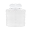 Hinged access panel on Camco dual 20 lb propane tank cover open