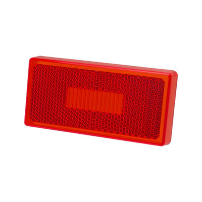 Rectangular red lens for 12V RV clearance and marker lights