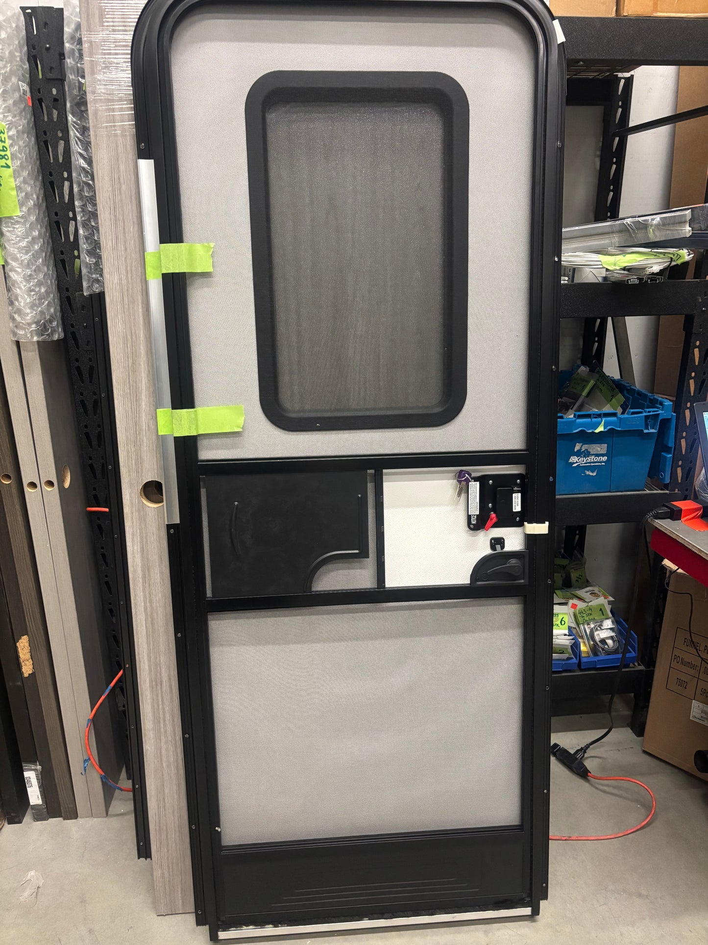 Travel Trailer Entry Door - 72" x 28" (White)