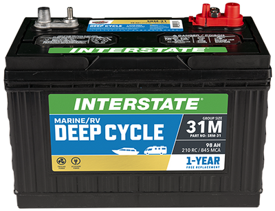 Interstate SRM-31 Deep Cycle RV Battery – High Capacity Group 31M