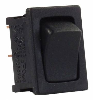 Black mini on/off switch for RV and trailer electrical use