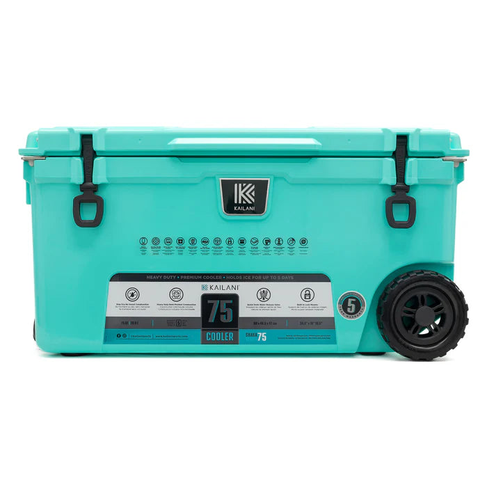 KAILANI SHAKA 75 Wheeled Hard Cooler - Heavy-Duty & Bear-Resistant