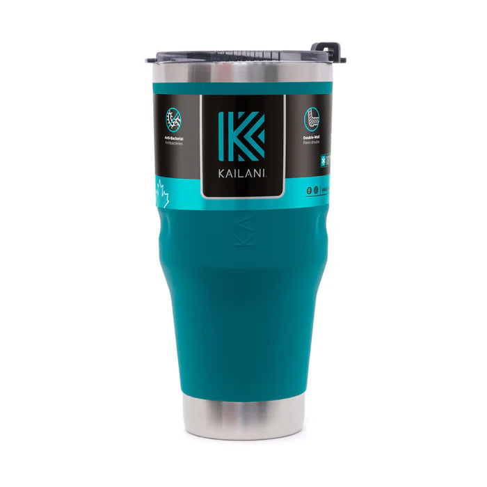 Kailani KONA Tumbler 26 fl oz in stainless steel design with lid
