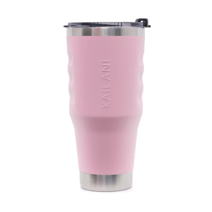 Vacuum-sealed Kailani drinkware for hot and cold beverages